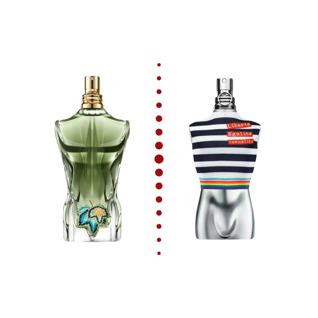 Combo para verano Jean Paul Gaultier Le beau paradise garden y Le male pride edition